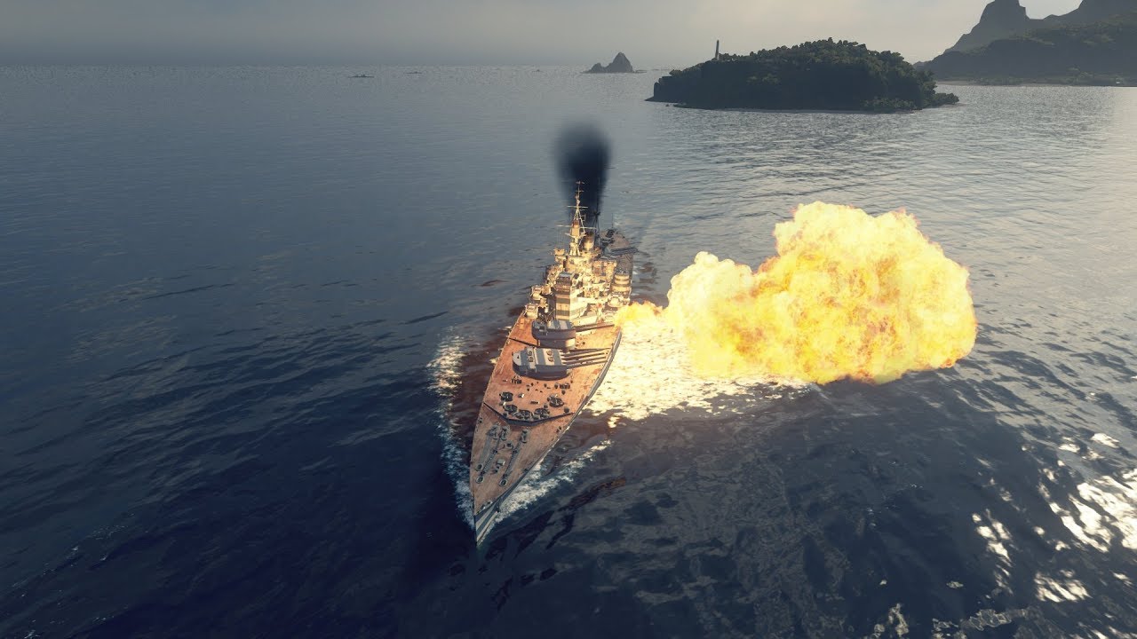 World of Warships: King George V gameplay