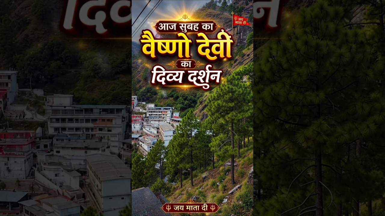 आज सुबह माँ वैष्णो देवी का दिव्य दर्शन 🙏#vaishnodevi #shorts #yt#maavaishnodevi #vaishnodeviyatra
