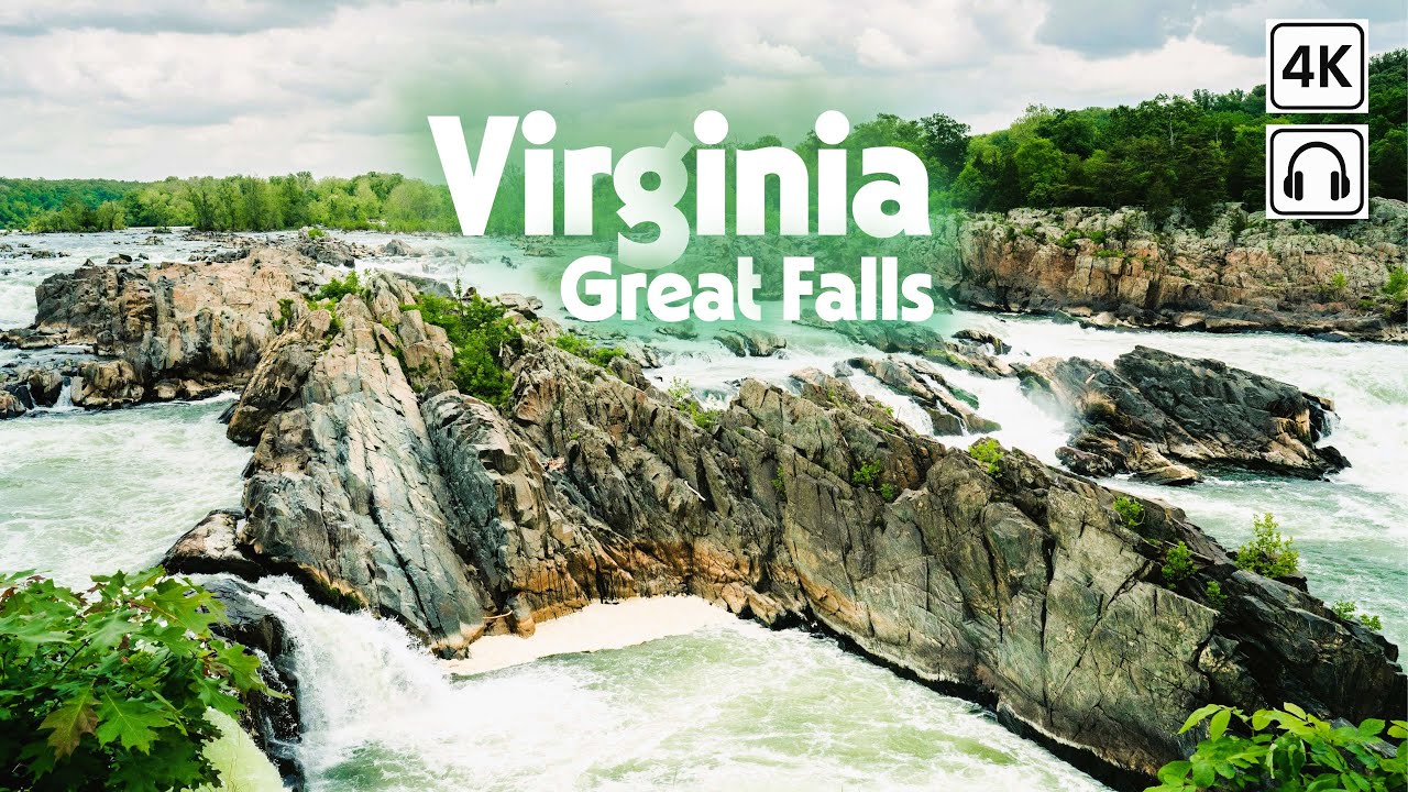 Great Falls, Virginia 4K &ndash; Beautiful Nature Walk Along the Potomac