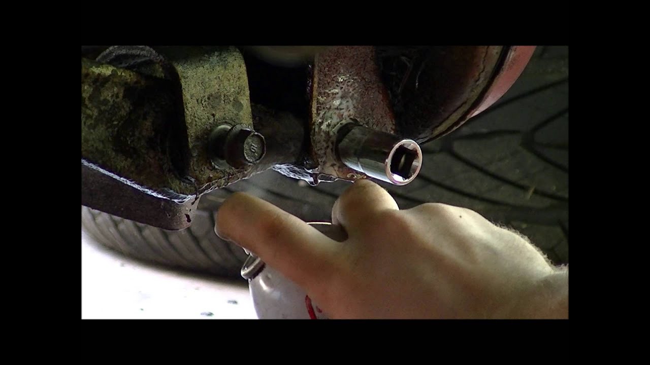 How to remove seized rusted stuck lower control arm bolts Part 2