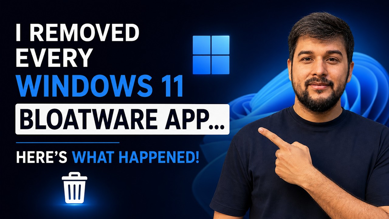 Как удалить Bloatware в Windows 11 (2026) | Ускоряем ПК и освобождаем оперативную память