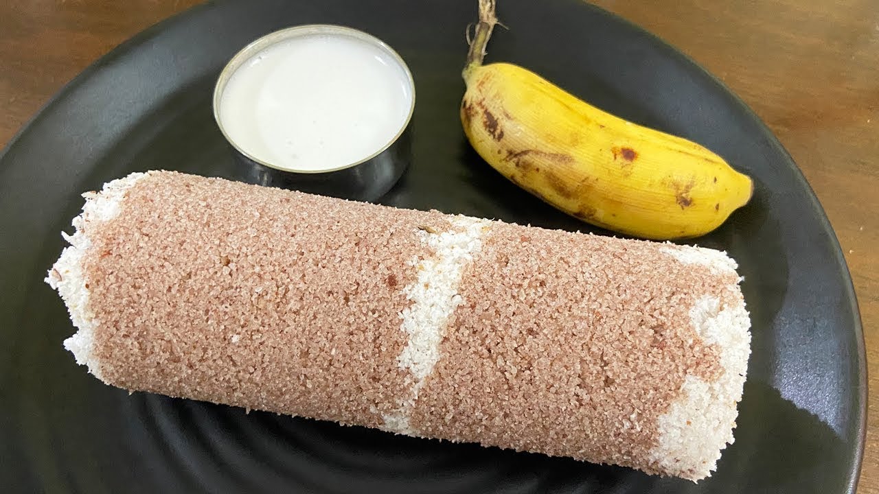 Chemba Puttu Recipe | Puttu with Puttu Maker | How to make Puttu Filling | Kerala Puttu Recipe |Ragi