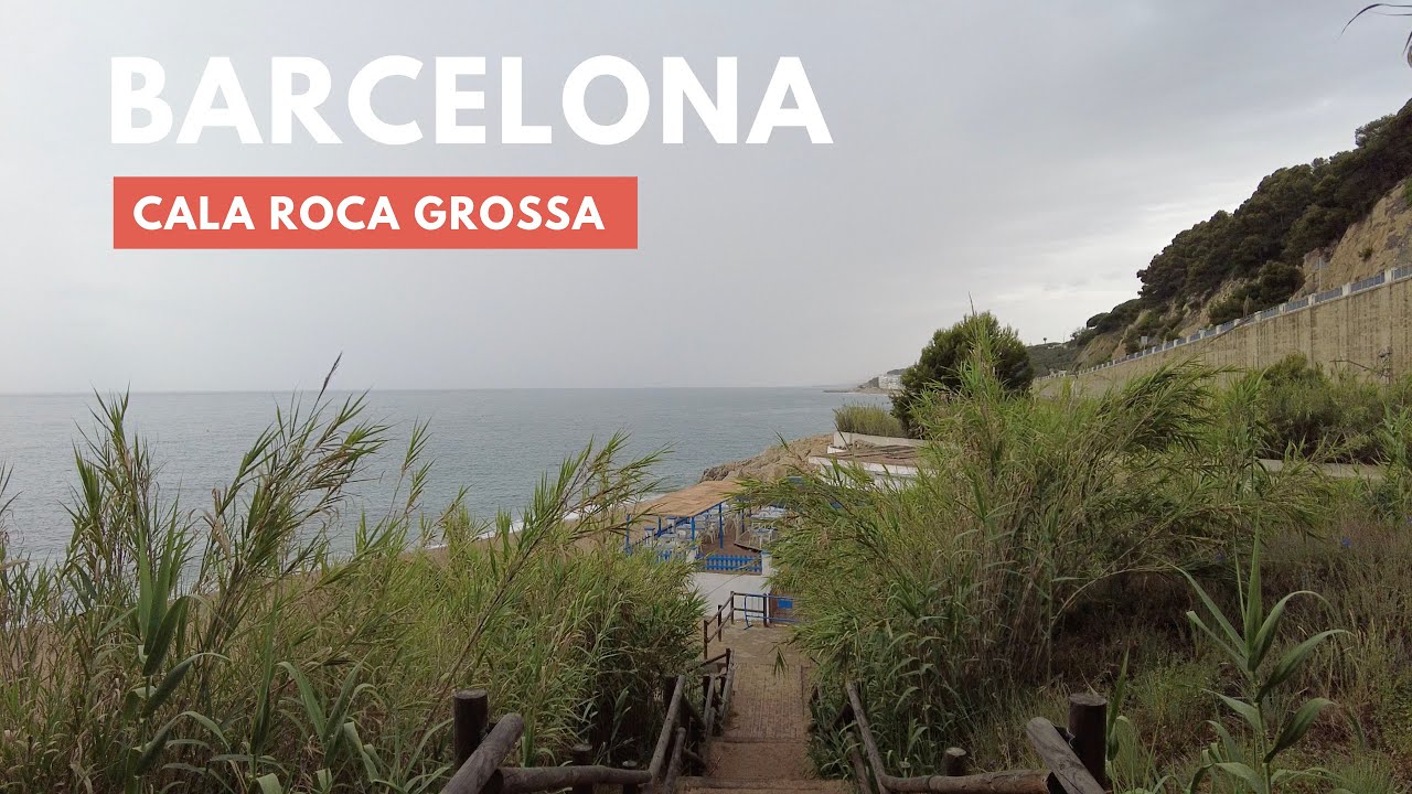 Barcelona Beach Walk 2023 - Cala Roca Grossa / SPAIN