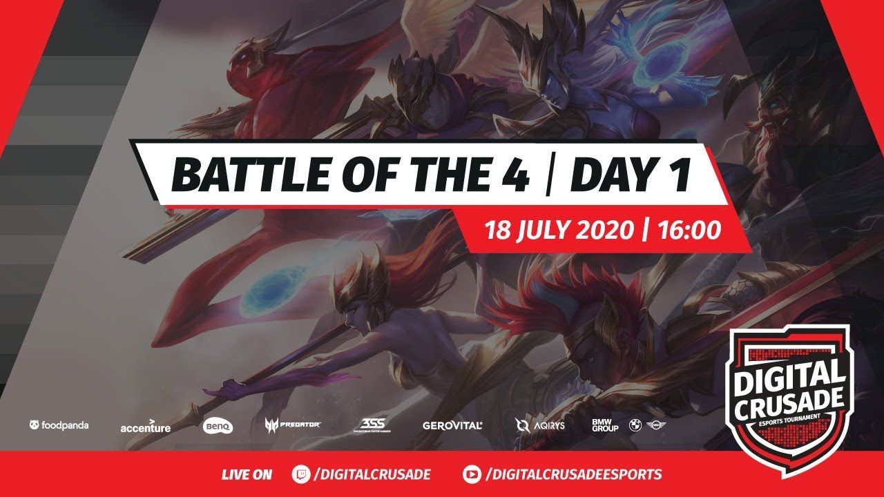 Digital Crusade | Battle of the 4 - Day 1 (Semifinals) with KeTa & Tak3MyFury & many more