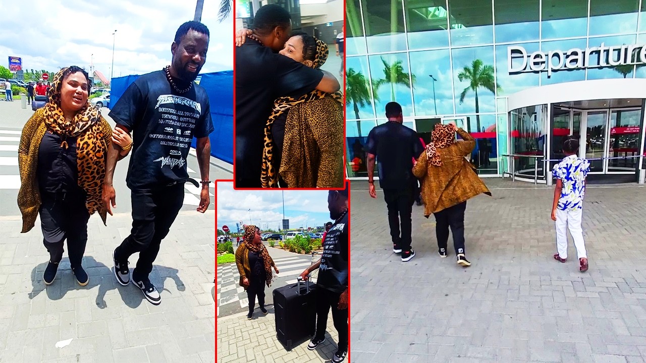 UTAPENDA! MAHABA YA WASTARA NA DUDUBAYA WAKIWA AIRPORT SAFARI YA INDIA DUDUBAYA KUTIBIWA...
