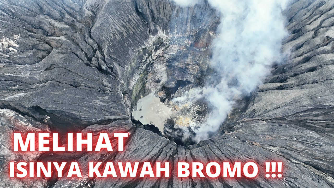 Melihat ISI KAWAH BROMO pakai DRONE DJI Mavic 3 !!!