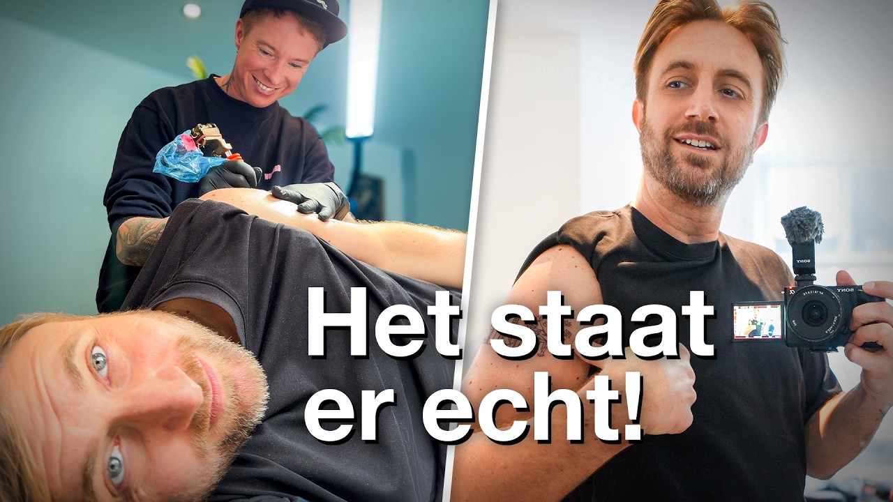 Ik laat een emotionele tatoeage zetten 🥲 | vlog 1066