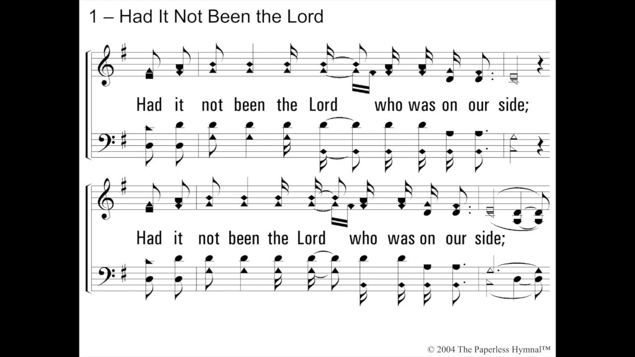 Had It Not Been The Lord         -             Acappella - A Cappella