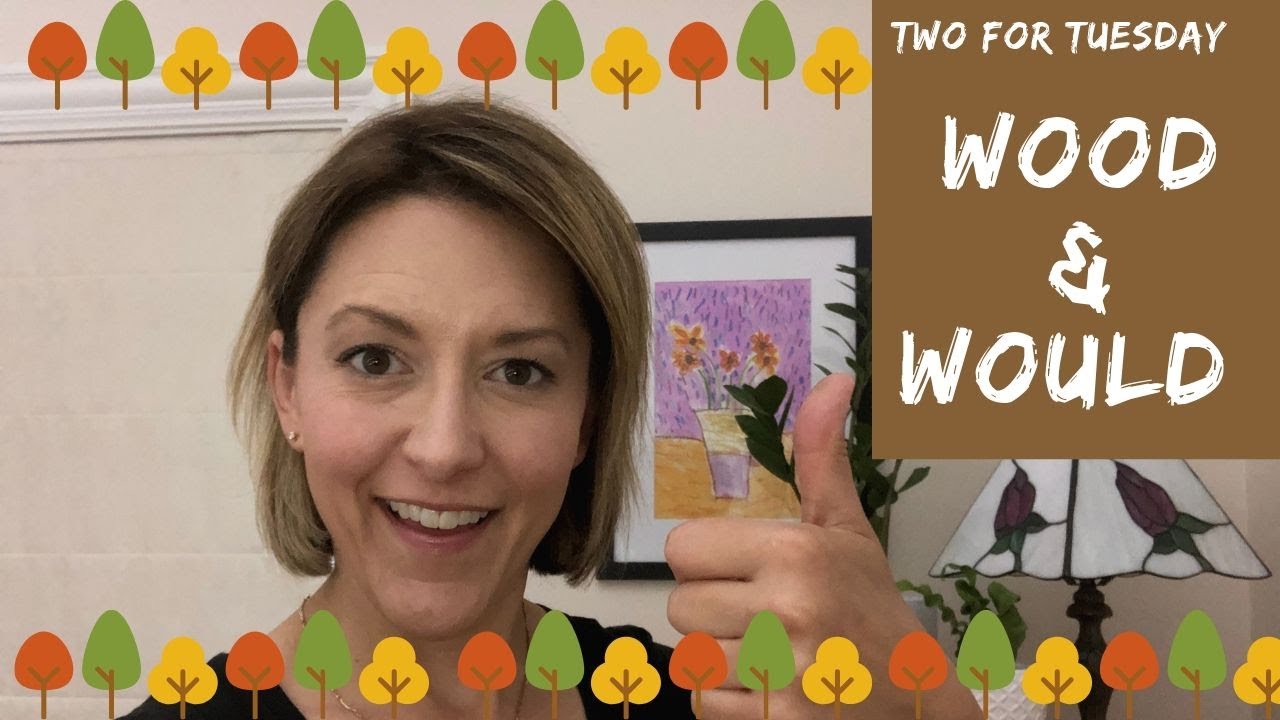Learn how to pronounce WOOD & WOULD - American English Homophone Pronunciation Lesson #learnenglish