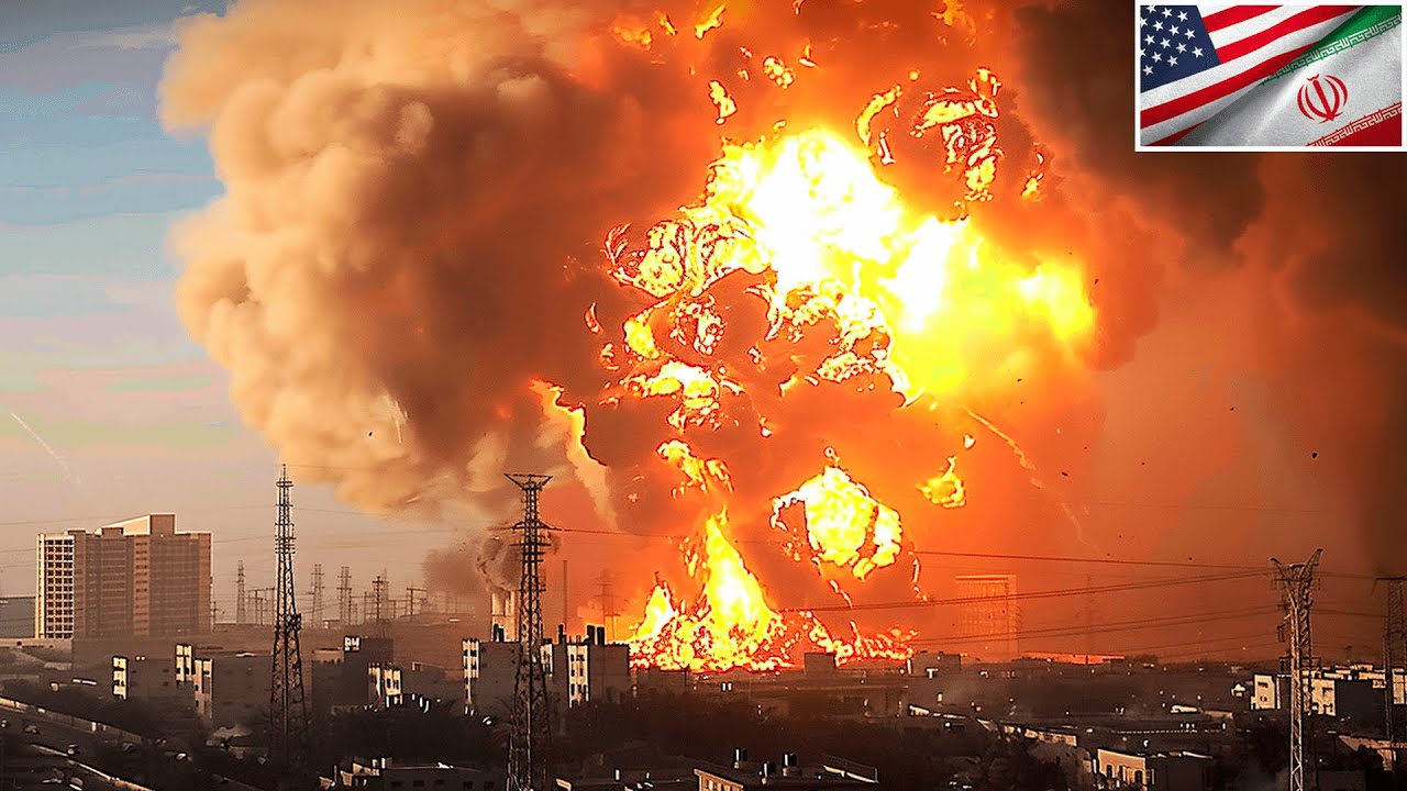 IRAN PAID FOR THE ATTACK ON ISRAEL! US drone swarm burns Tehran's secret nuclear facilities to ashes
