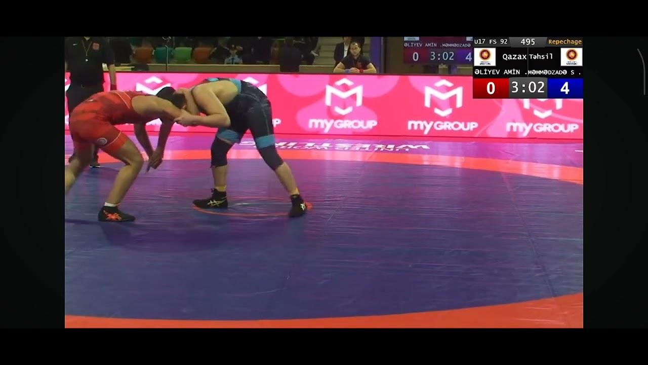 U17.92 kq. Sərbəst güləş. Memmedzade Sabir 