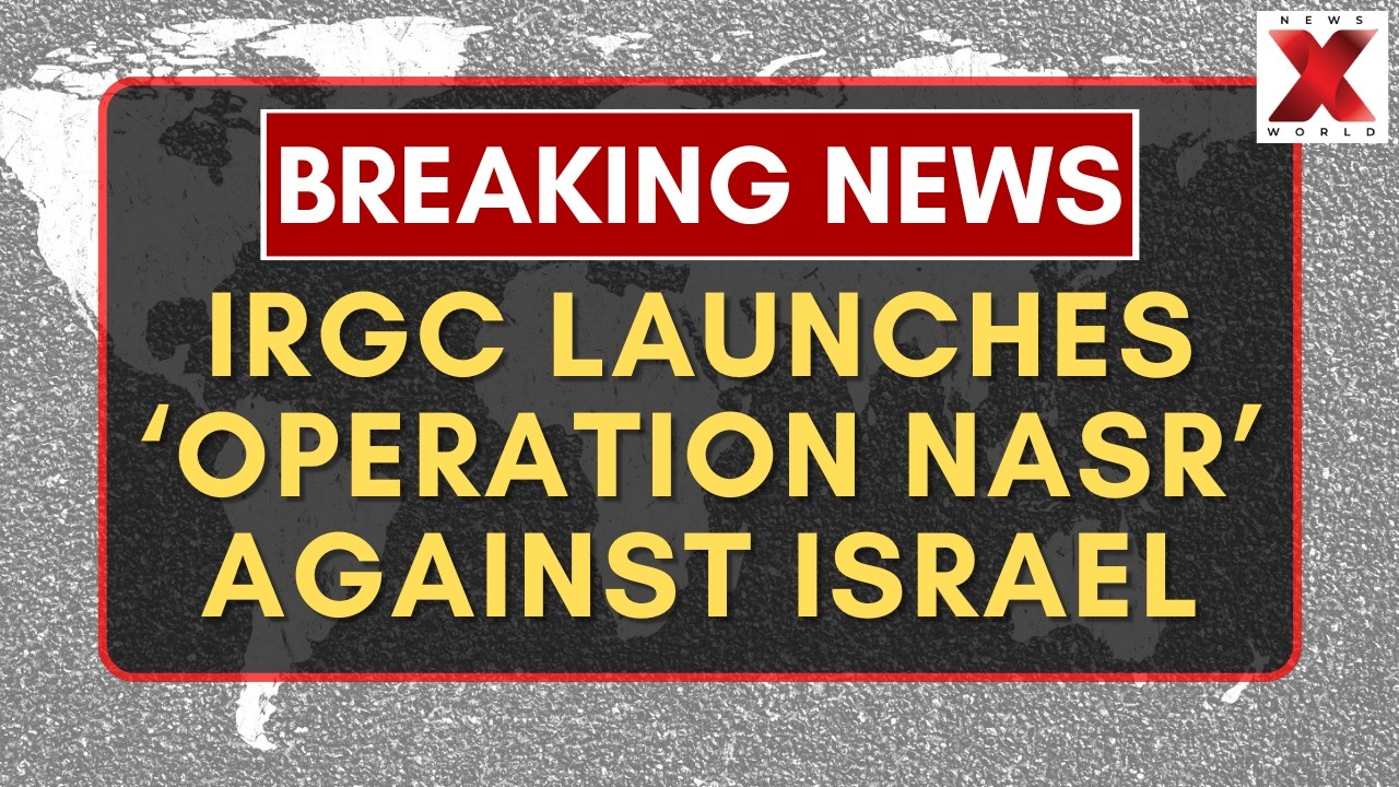 IRGC Launches 'Operation Nasr' Targeting Israel Air Defense Infrastructure | NewsX World