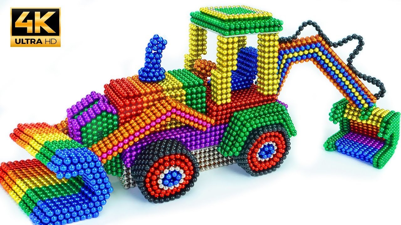 🔴TOP! DIY – How to make a Caterpillar 415F2 wheel loader with a magnetic ball (ASMR) #764