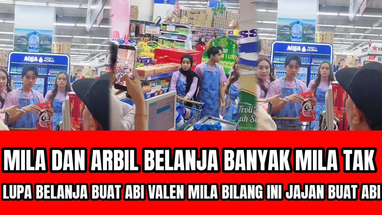 MILA TERCIDUK BELANJA BANYAK,MILA KATAKAN JAJAN INI BUAT ABI