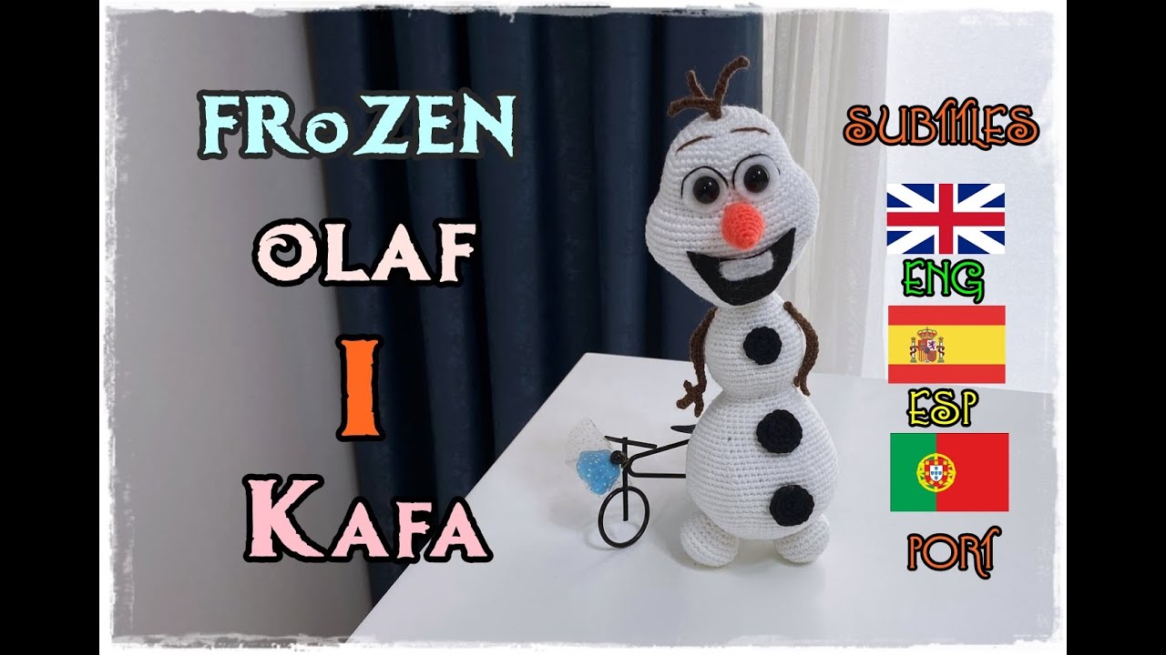 Amigurumi Frozen Olaf - 1. BÖLÜM - Kafa