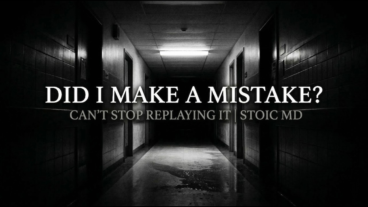 Did I Make a Mistake? | Can't Stop Replaying It | 1-Hour Stoic Night Protocol | Stoic MD