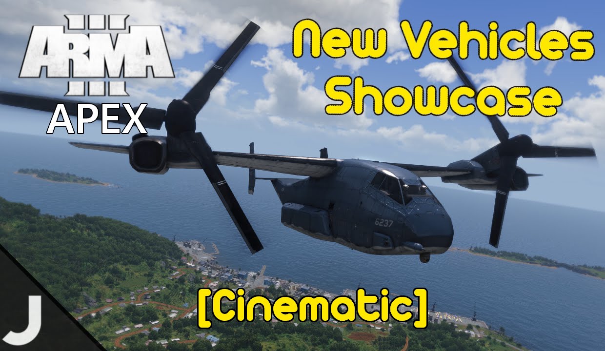 ArmA 3 Apex - New Vehicles Showcase! [Cinematic]