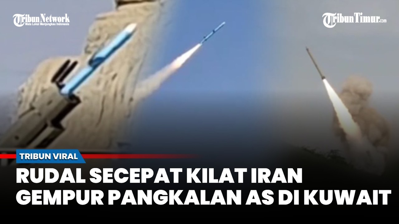 Rudal dan Drone Siluman Iran Bertenaga Jet Diluncurkan Iran Demi Gempur Pangkalan AS di Kuwait