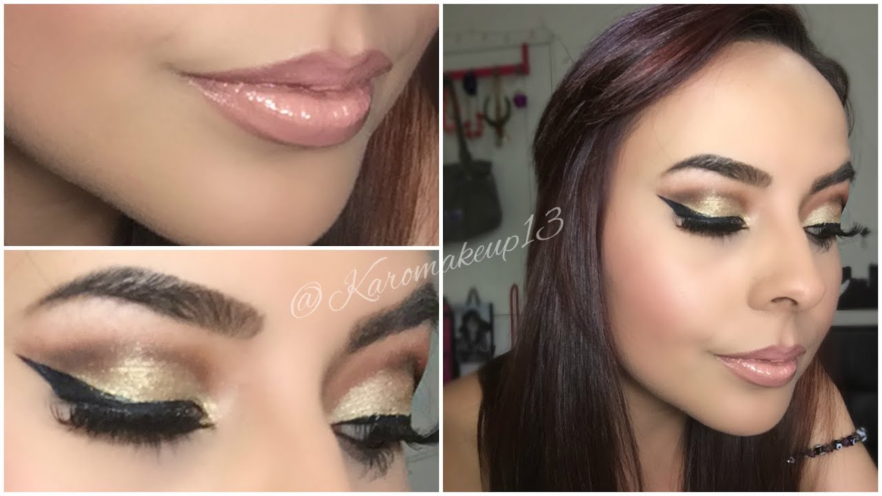 Tutorial de maquillaje Dorado