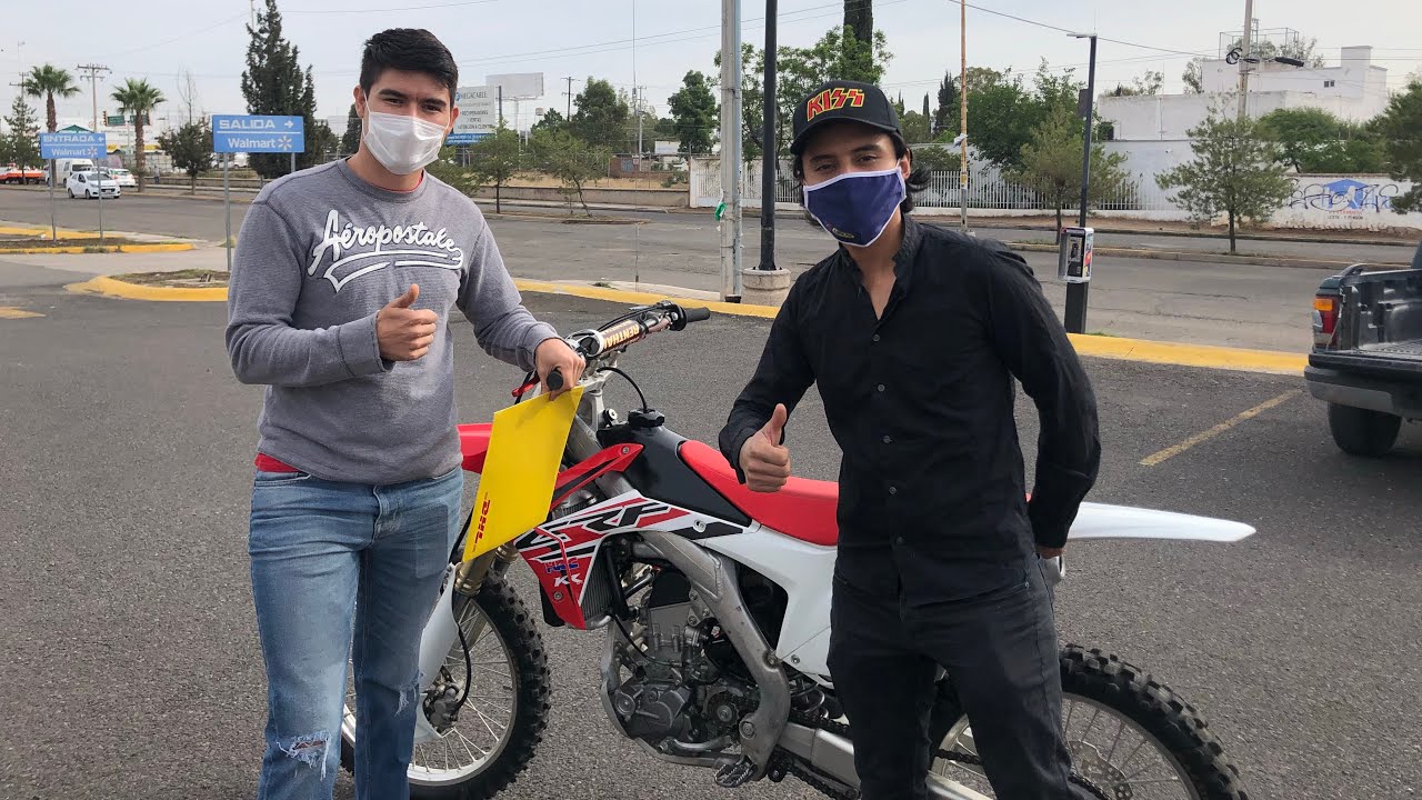 ASI ENTREGAMOS LA HONDA CRF250R!! |BABUN96