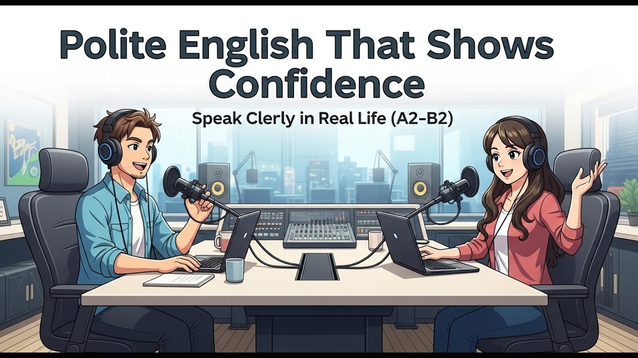 Polite English That Shows Confidence - Speak Clearly in Real Life (A2–B2)
