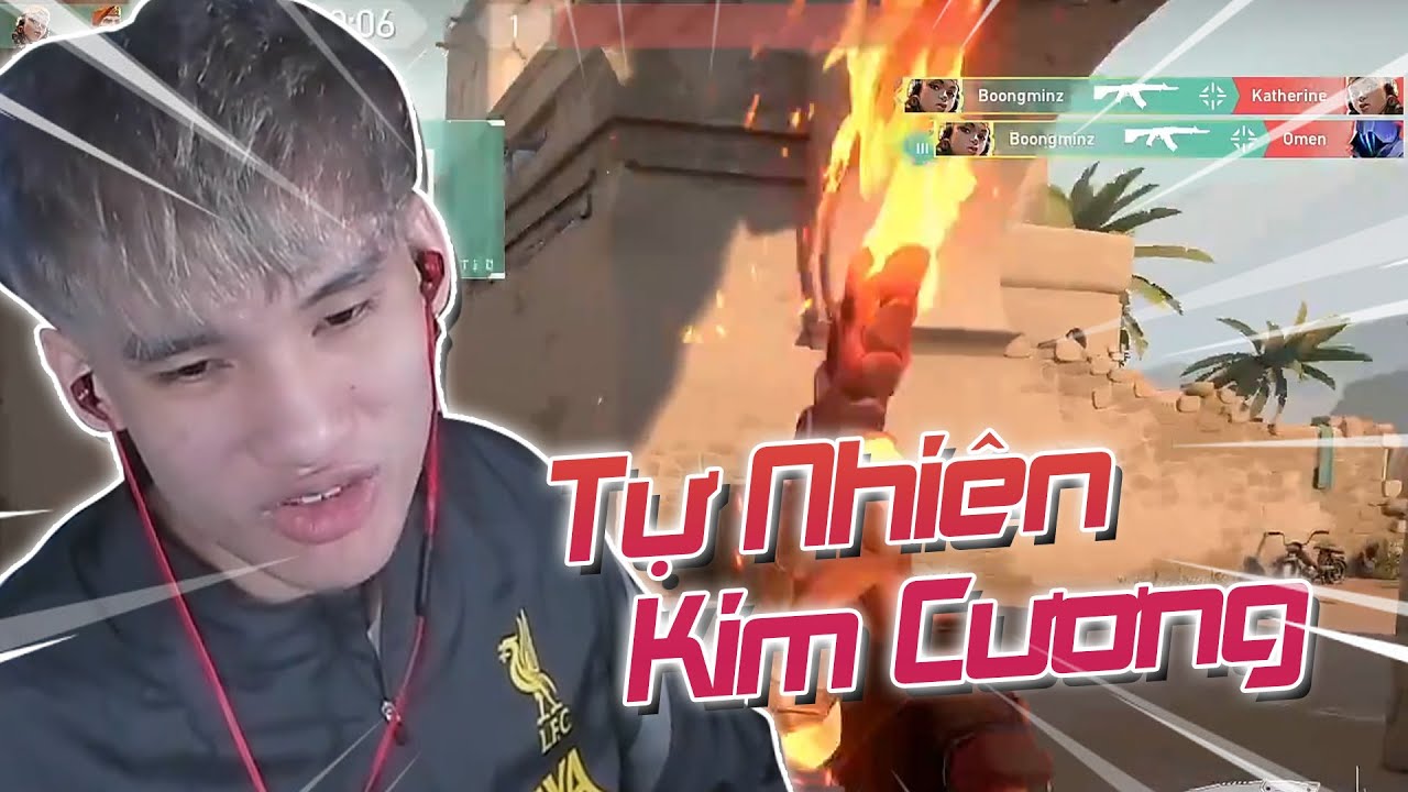[Valorant] BoongMinz lần đầu chơi Valorant tự dưng được Kim Cương 1