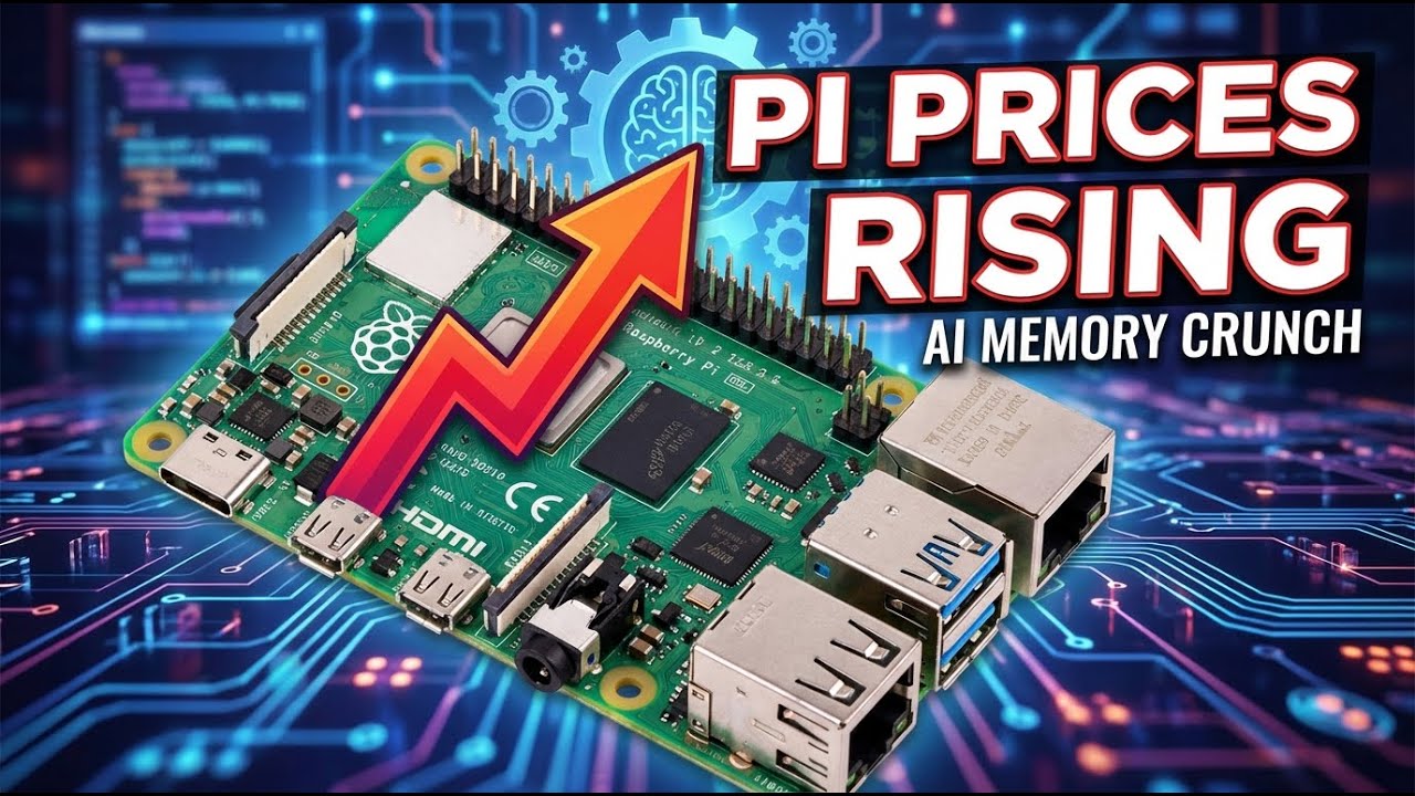 Why Raspberry Pi Prices Are Rising &mdash; $45 Pi 5 & AI's Memory Crunch