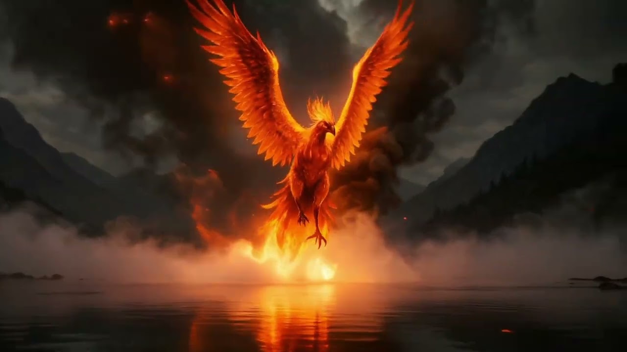 ✨Phoenix Logo Reveal &ndash; Fiery Rebirth & Cinematic Flame Animation 