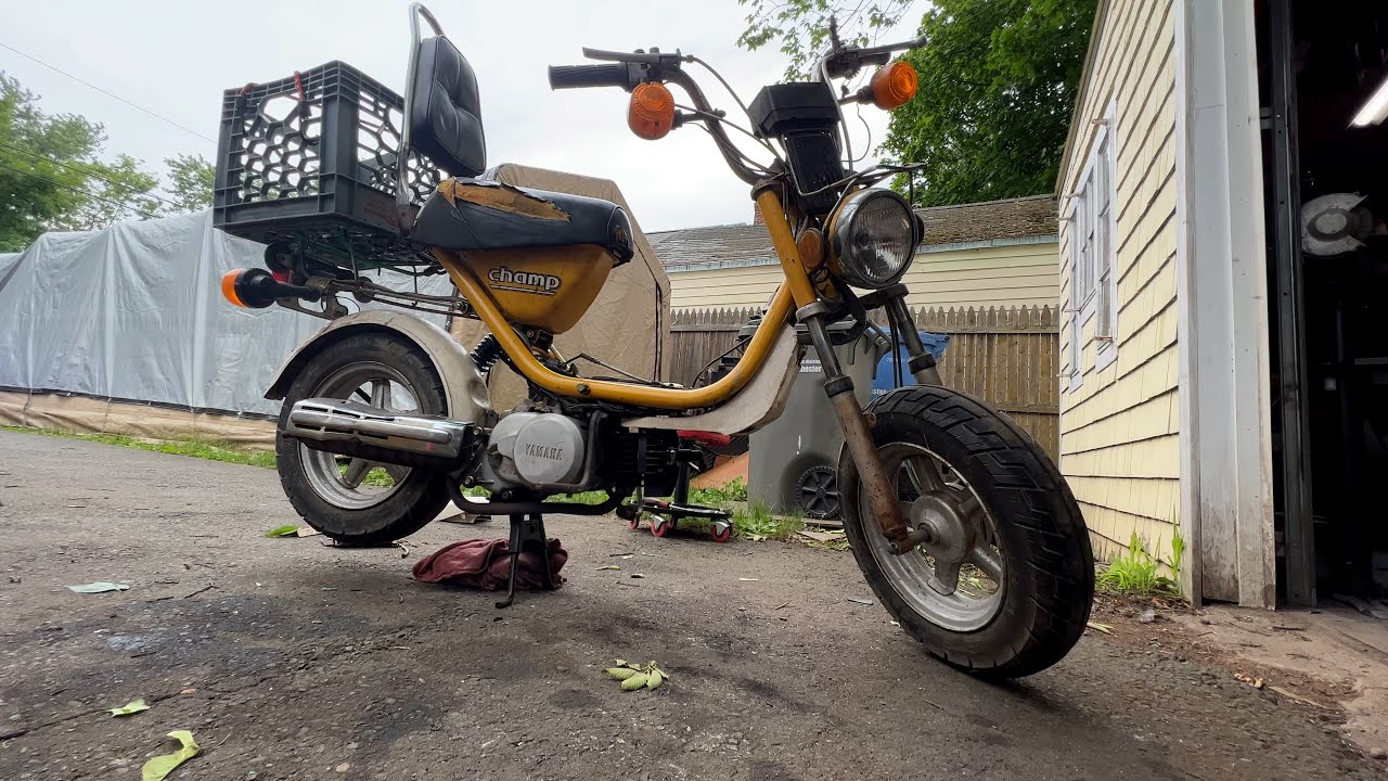 1980 Yamaha Champ 49cc Scooter engine rebuild