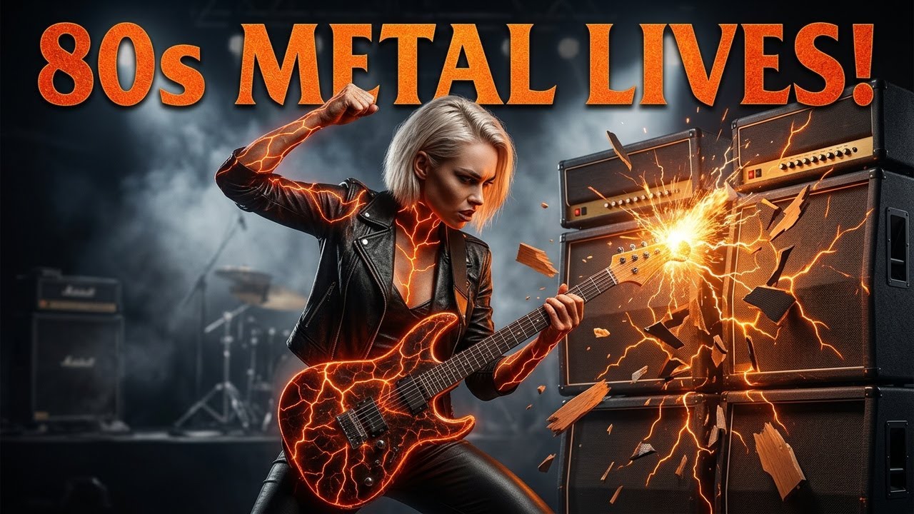 Elektra Storm &ndash; Fire in the Veins 🔥  Epic 80s Rock Anthem & Guitar Power
