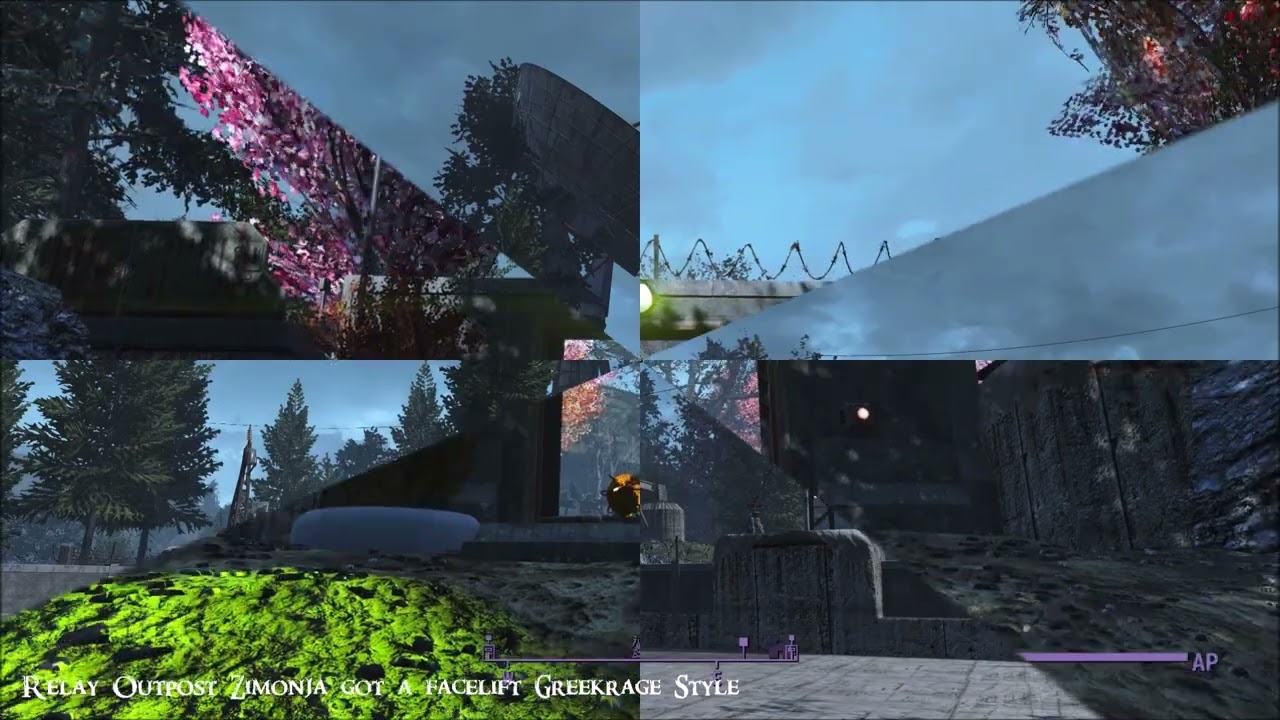 Relay Outpost Zimonja got a facelift Greekrage Style - Fallout 4 Settlement Mod