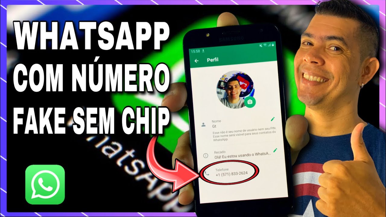 COMO CRIAR UM WHATSAPP COM UM NUMERO FAKE ATUALIZADO 2022!