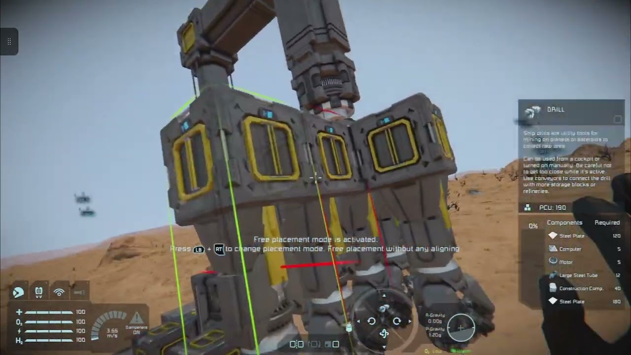 Space Engineers: Xbox Tutorial 156 - New Drill Rig Part 1