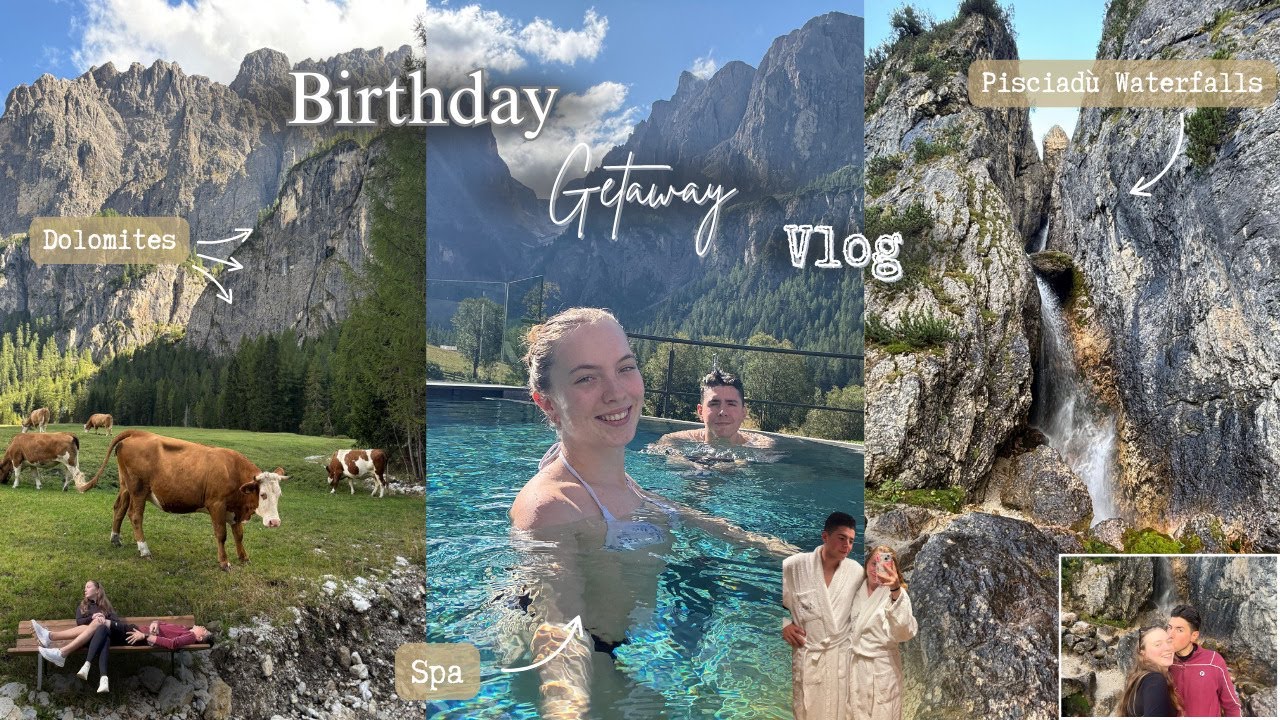 Birthday Getaway in the Dolomites ⛰ | Luxury Hotel, Waterfalls & Spa