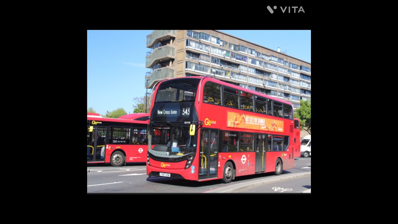 Every bus route that meets up with 343#peckham#newcrossgate#london #towergate
