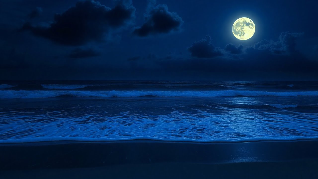 Ocean Sounds for Peaceful Dreams | Shoreline Ambience for Stress Relief and Relaxation Therapy