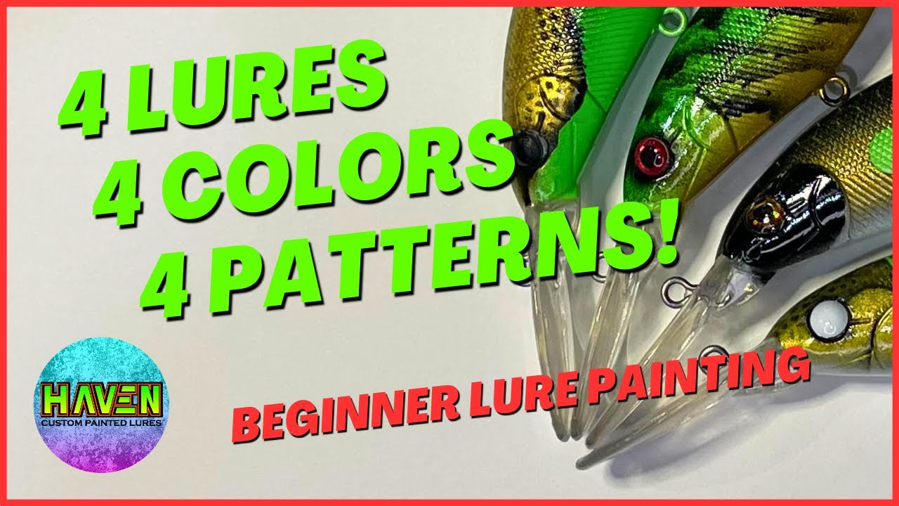 Easy Lure Painting For Beginners! #lurepainting #lure #crankbait