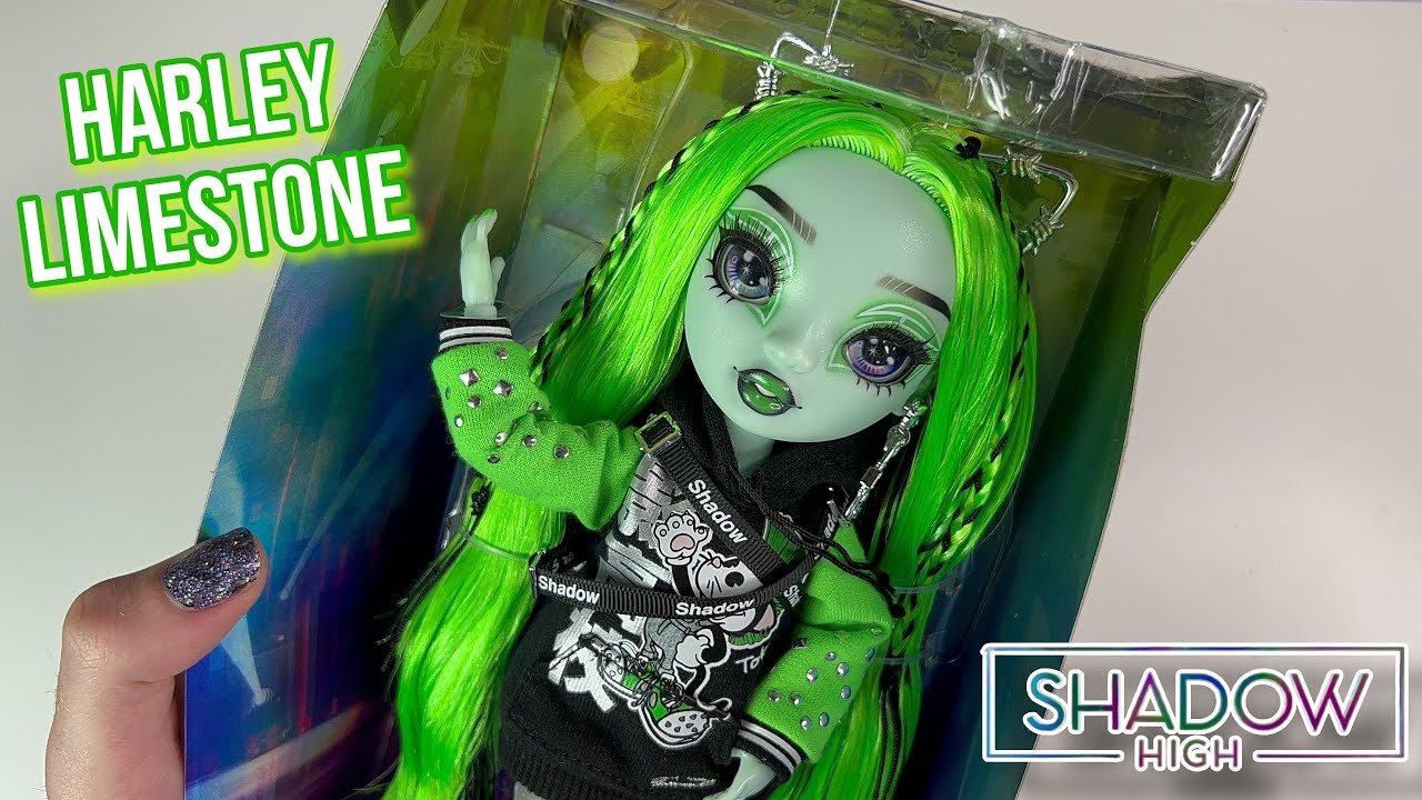 Shadow High RainbowVision Neon Shadow Harley Limestone doll review/unboxing!!