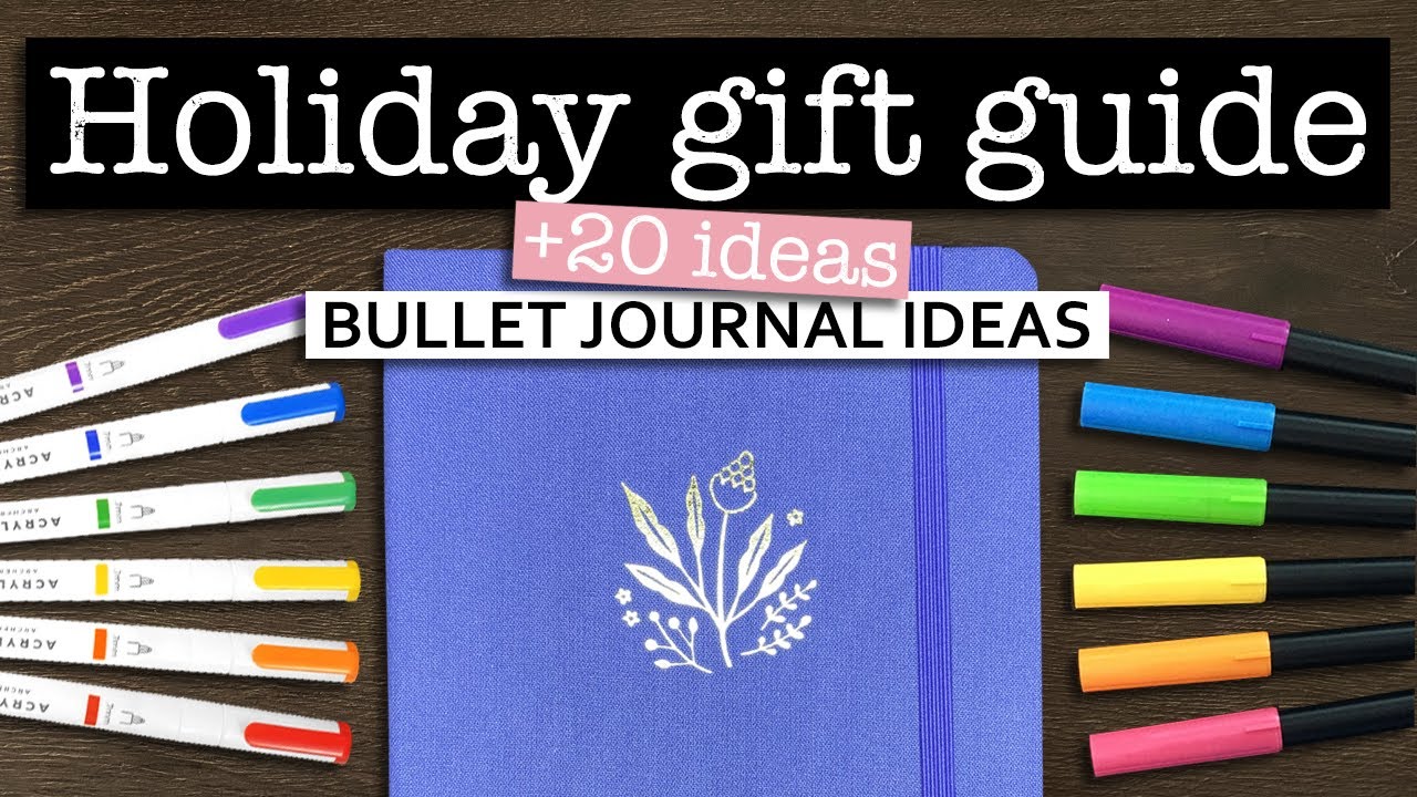 20+ gifts for Bullet Journalers 💜 Bullet journalists' holiday gift guide