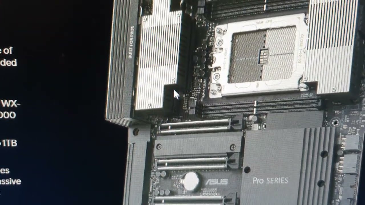 WS ASUS TRX50 SAGE WIFI - z fabrycznie spartolonym BIOS cz.4 i nie działąjacymi slotami RAM