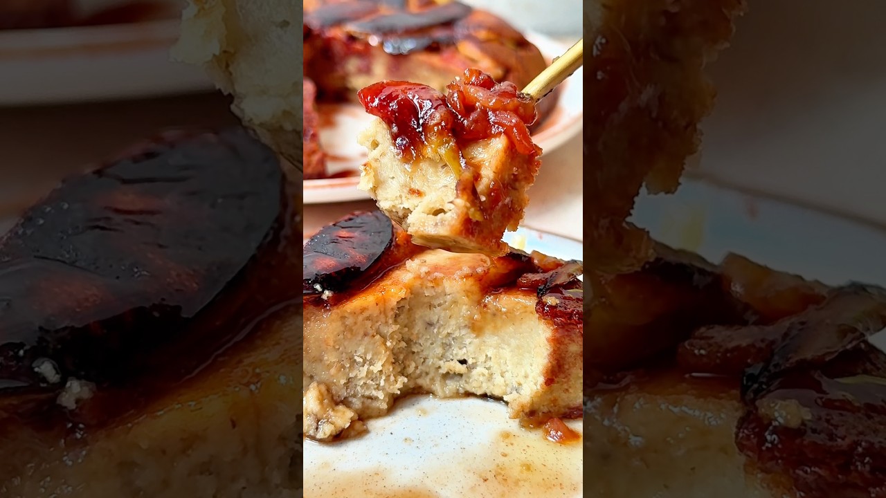 TORTA de MANZANA en Licuadora y Sartén! Sin Horno y Muy Fácil! #receta #tortademanzana #torta #facil