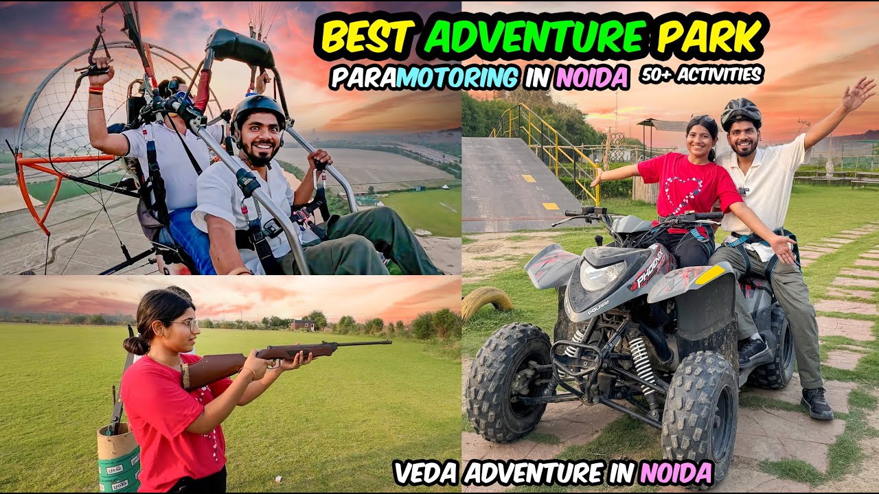 Adventure Park in Noida | ADVENTURE PARK | adventure park video | Paramotoring in Noida