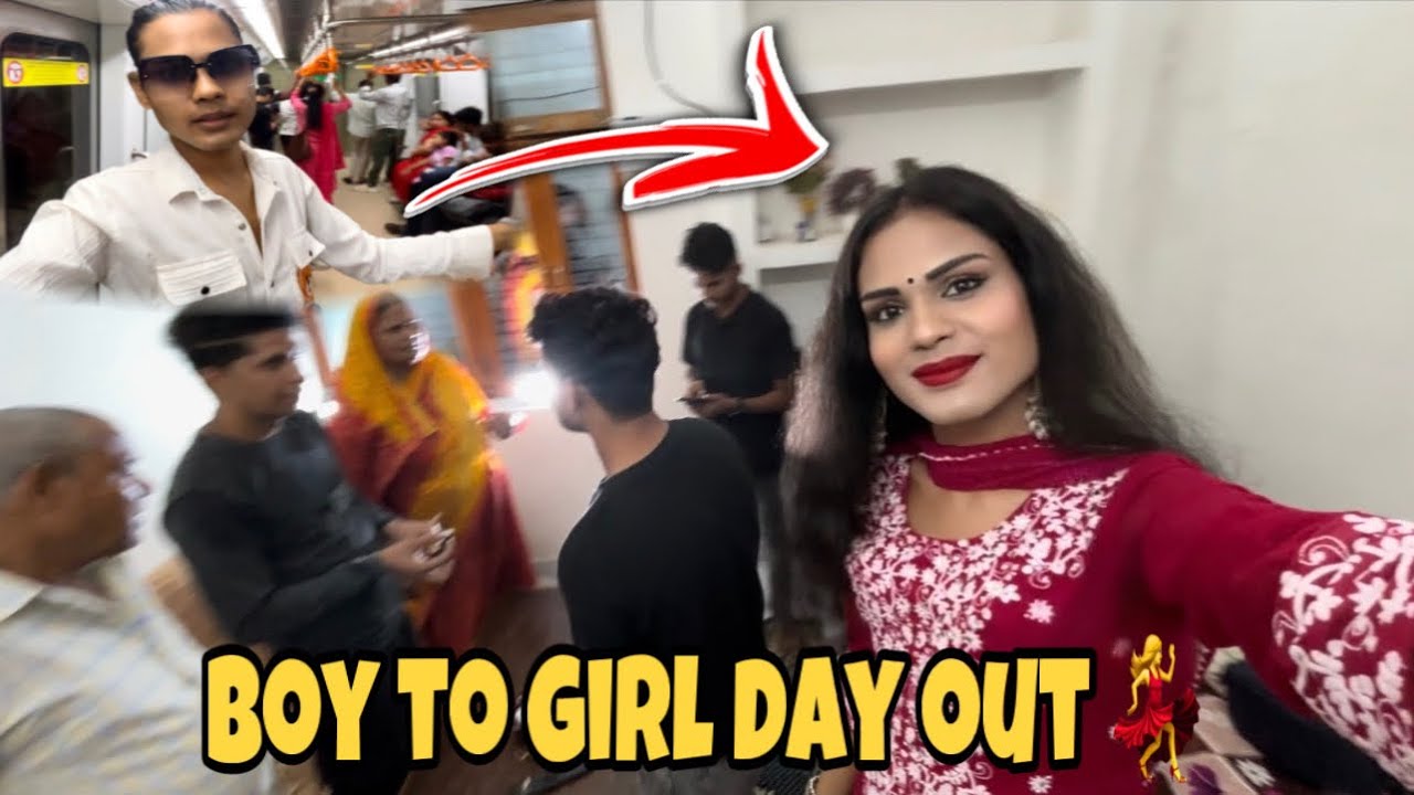 Boy To Girl Transformation & Fun Day Out With Friends! 💄👠 #fulldayvlog 