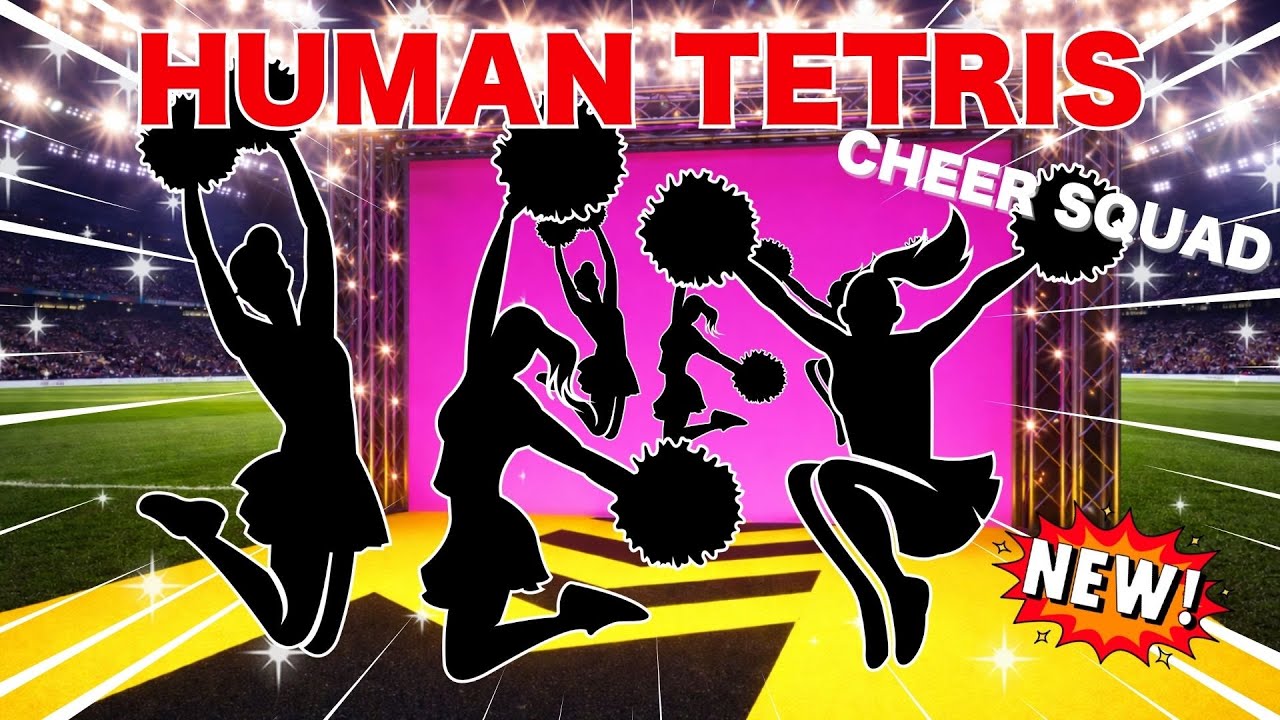 HUMAN TETRIS TRIO🔥 | Group Interactive Warm-up | Full Body Workout 🔥 Can You Fit The Shape?