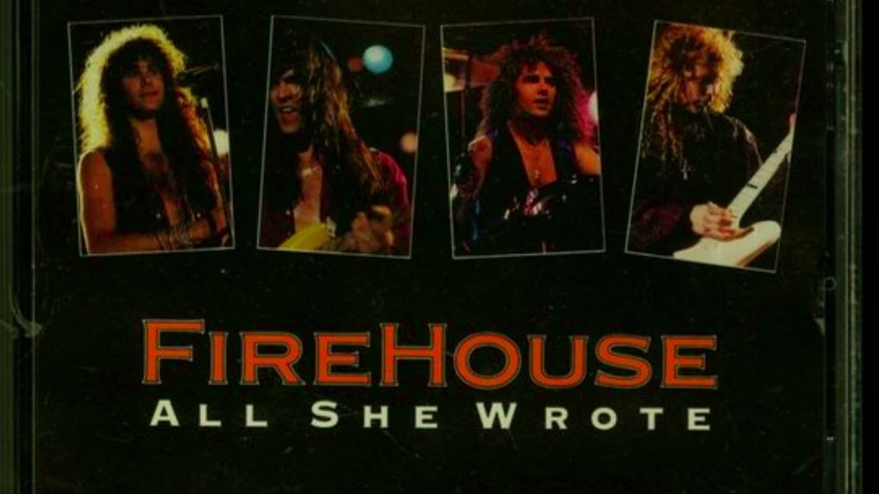 firehouse all she wrote guitar backing track