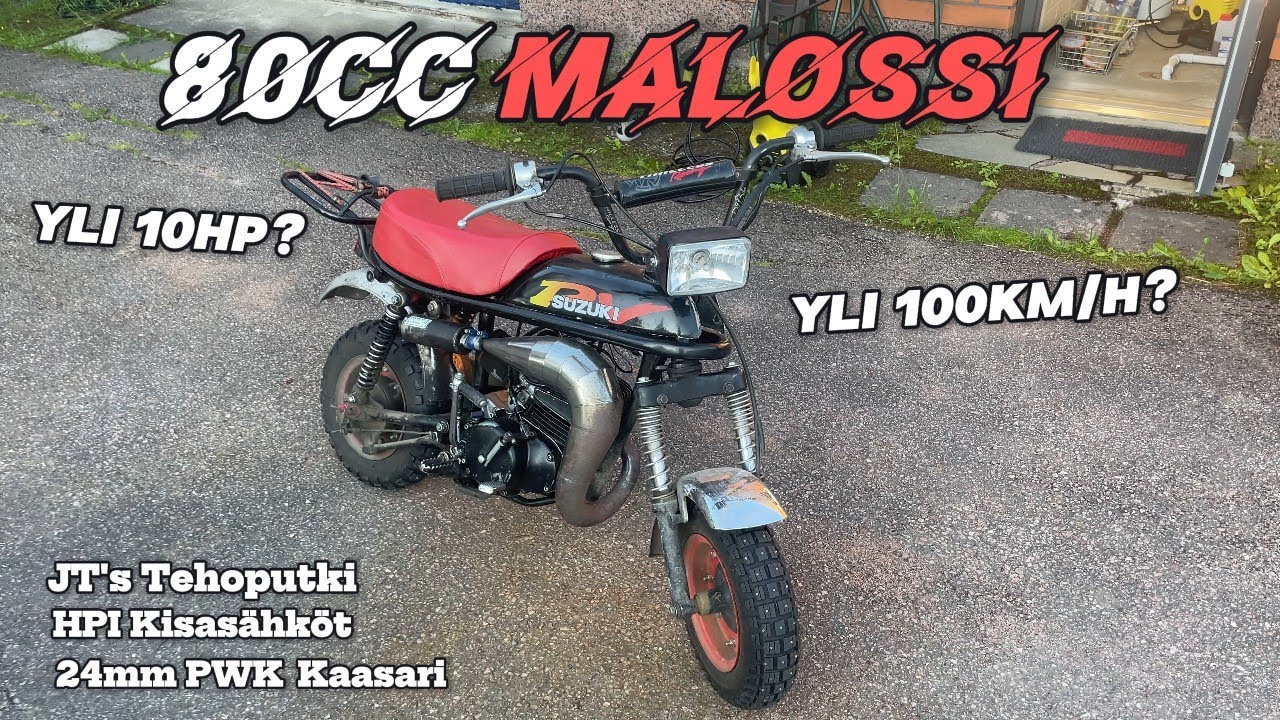 Suzuki PV VIRITETTY 80cc Malossi | Saadaanko valmiiksi Vauhtipäiville?