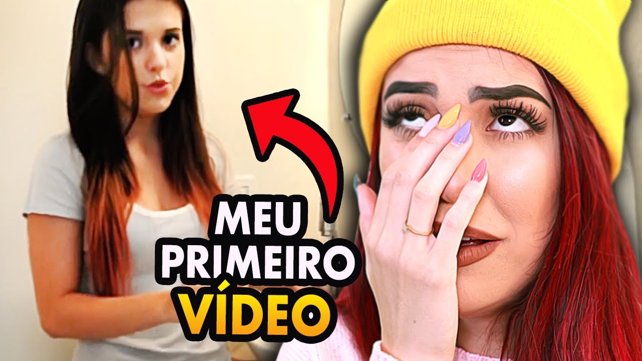 REAGI AO MEU PRIMEIRO VÍDEO NO YOUTUBE