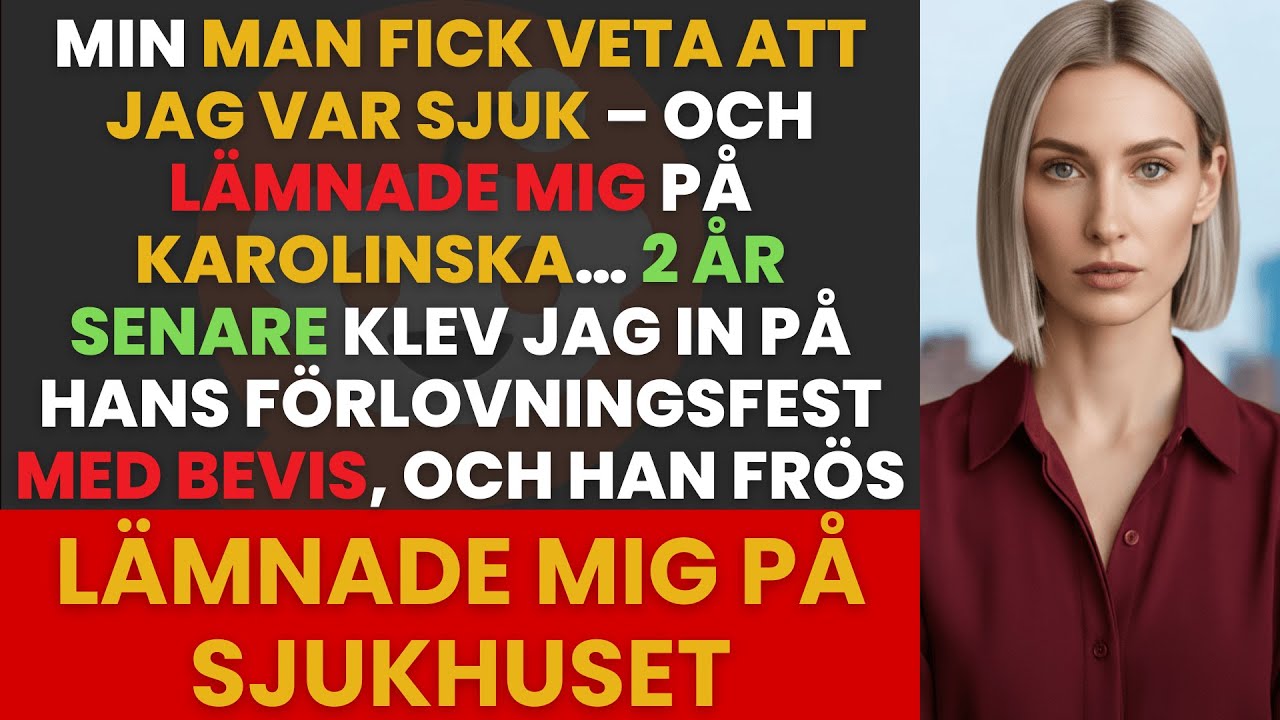JAG FICK EN DÖDLIG DIAGNOS – MIN MAN LÄMNADE MIG PÅ SJUKHUSET… SEN KOM SANNINGEN