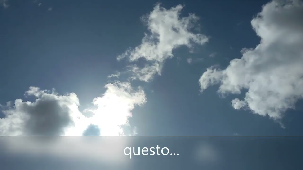 sole e nuvole