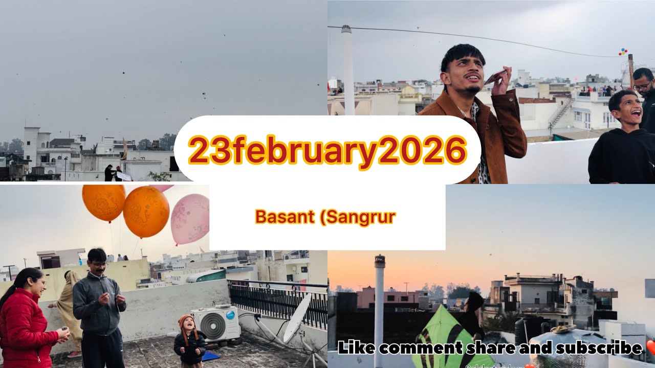 Sangrur basant puchami 2026 ||sahilraturivlogs||